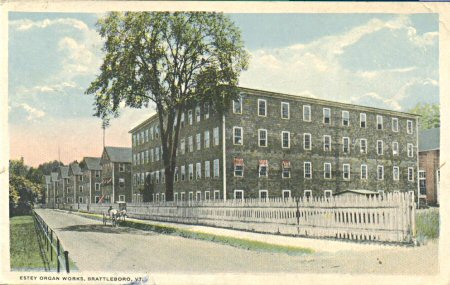 Estey Organ Works of Brattleboro Vermont Estey Organ Works of Brattleboro Vermont